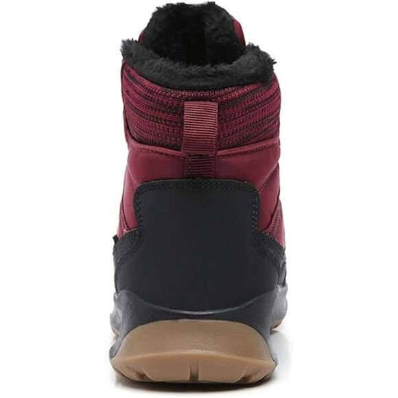 CMF Women Orthopedic Winter Boots Arch-support Waterproof  Women\'s Winter Waterproof Vamp Snow Boots, Red